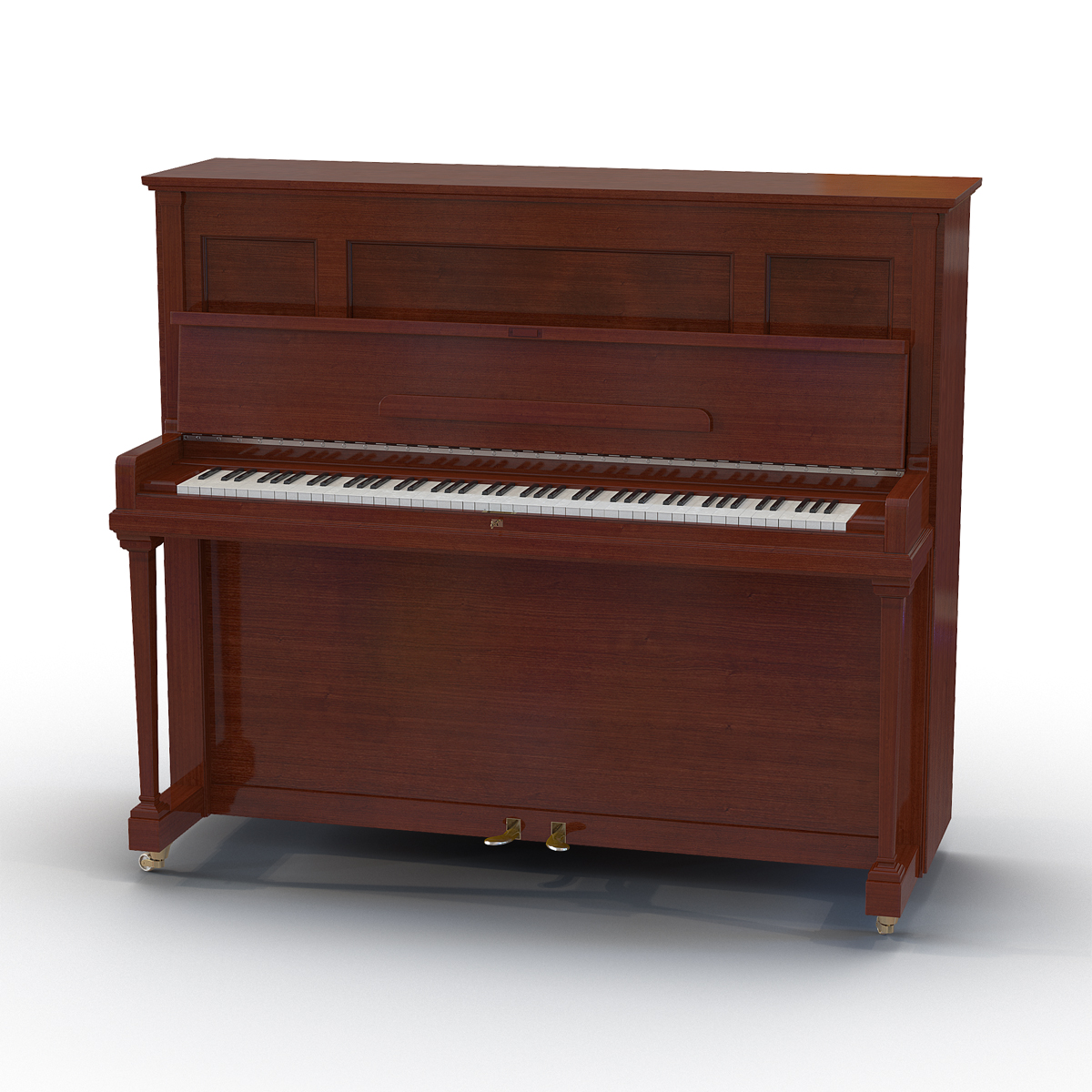 3D Upright Piano model