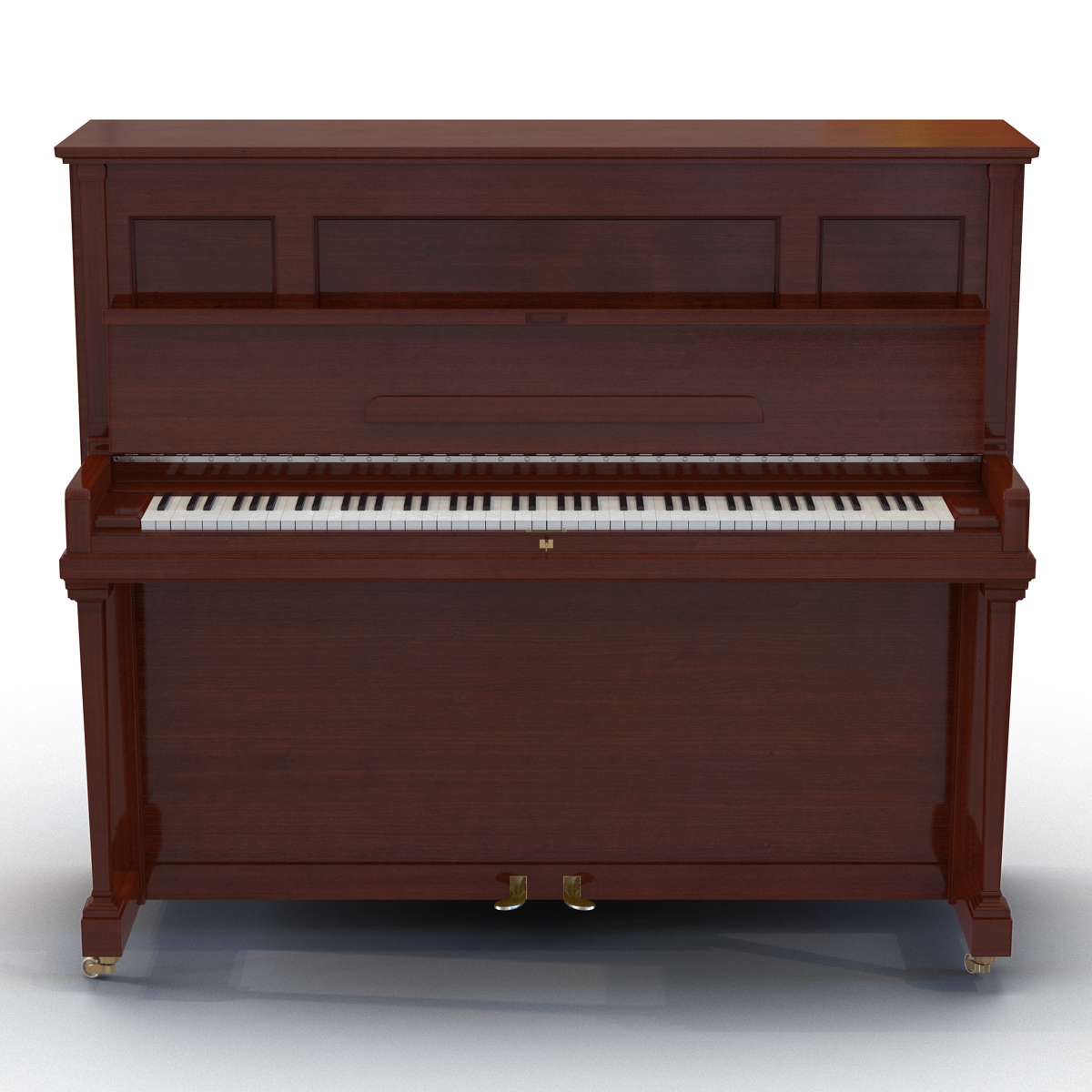 3D Upright Piano model