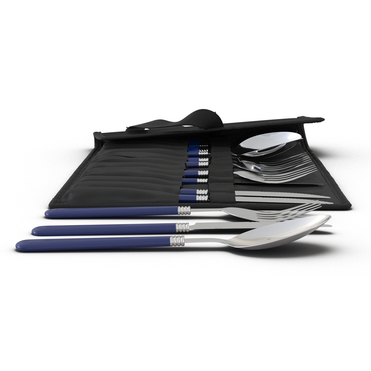 3D Picnic Cutlery Set model