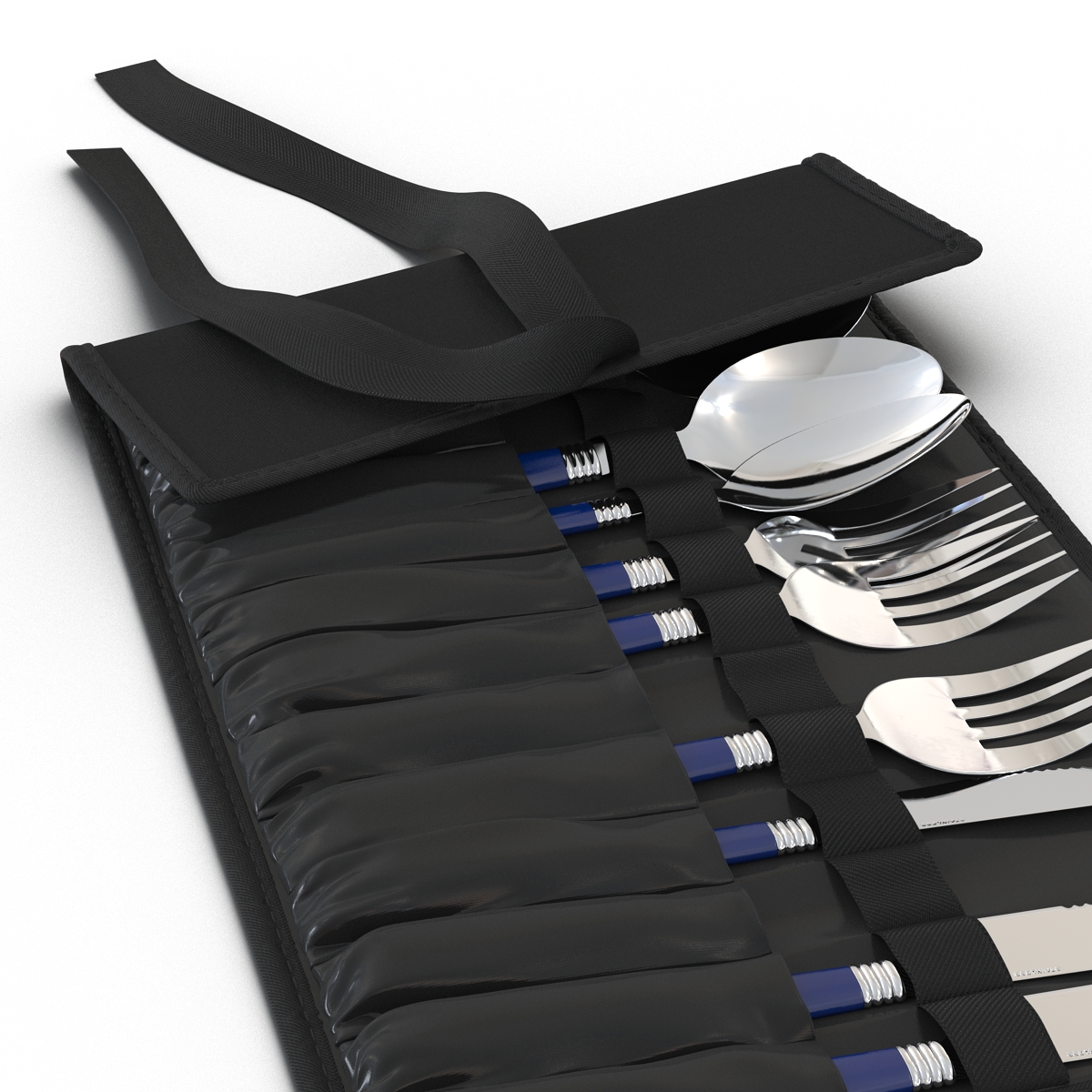 3D Picnic Cutlery Set model