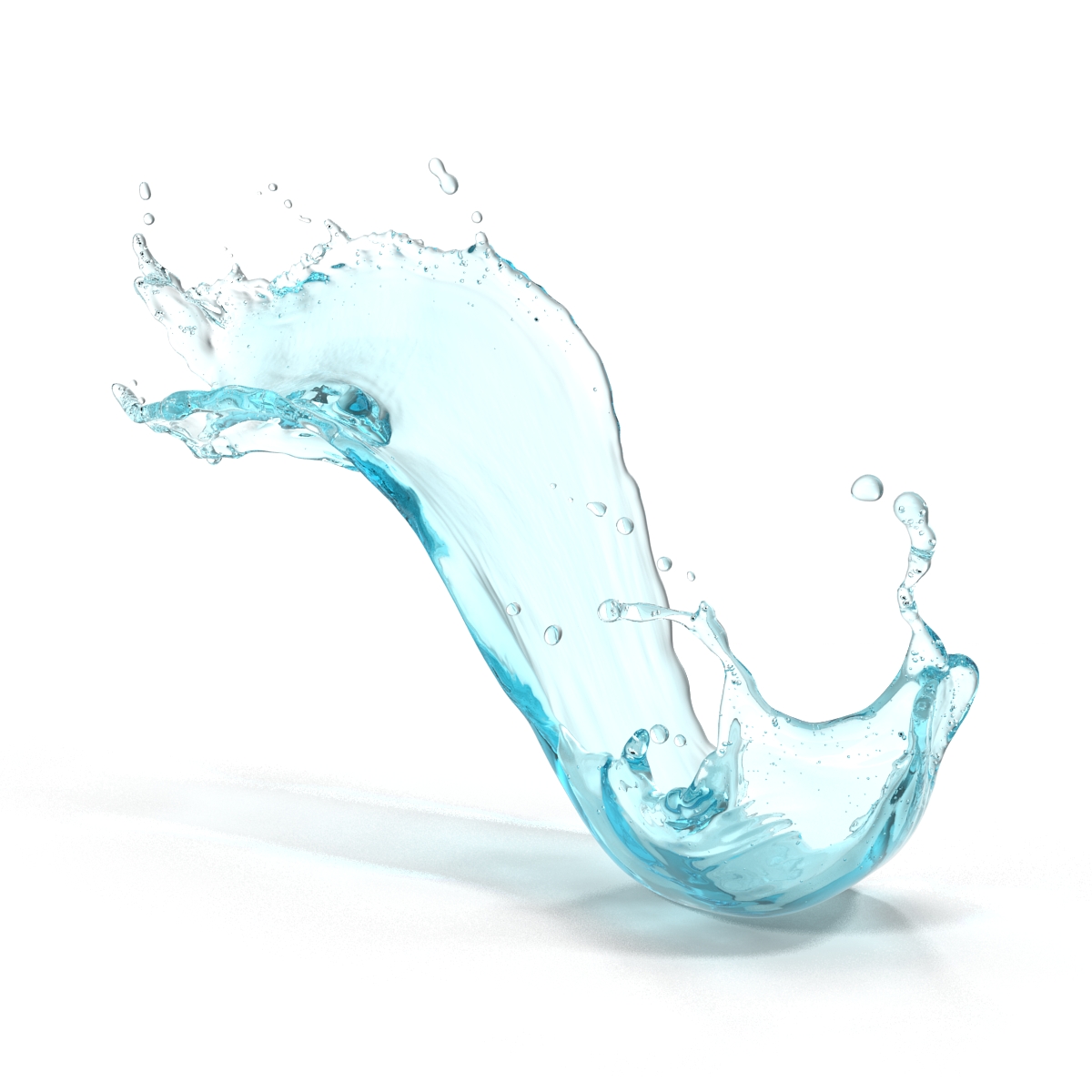 Splashed Out Liquid 3D model