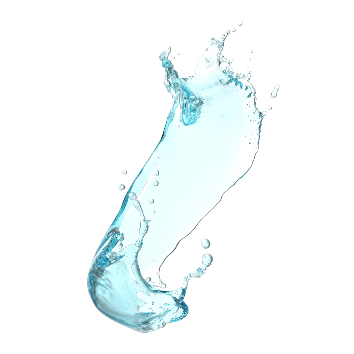 Splashed Out Liquid 3D model