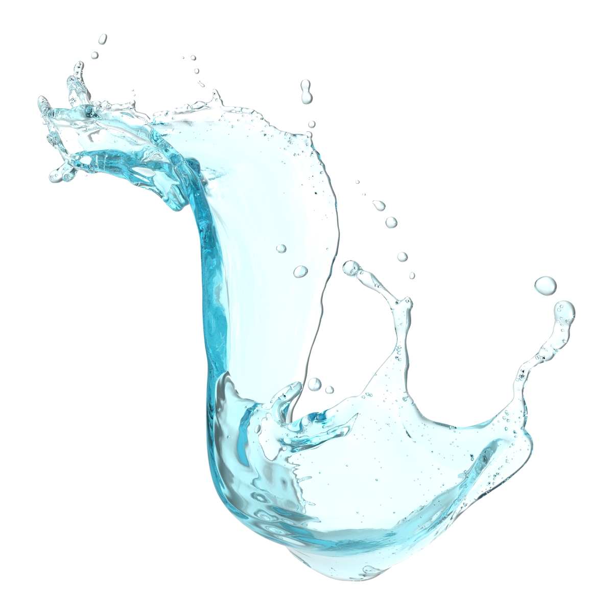 Splashed Out Liquid 3D model