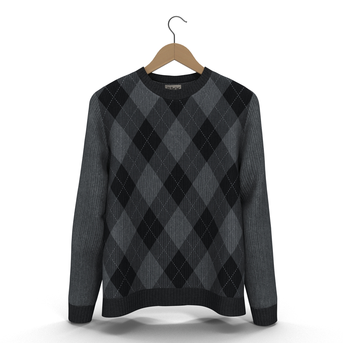 Sweater on Hanger 3 3D model