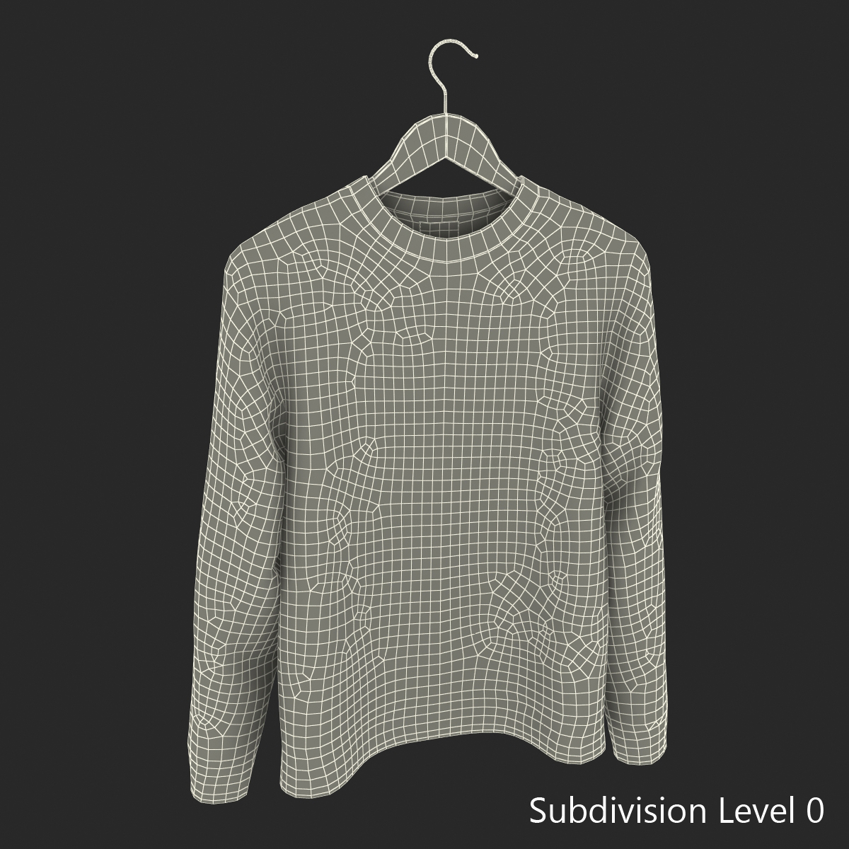 Sweater on Hanger 3 3D model