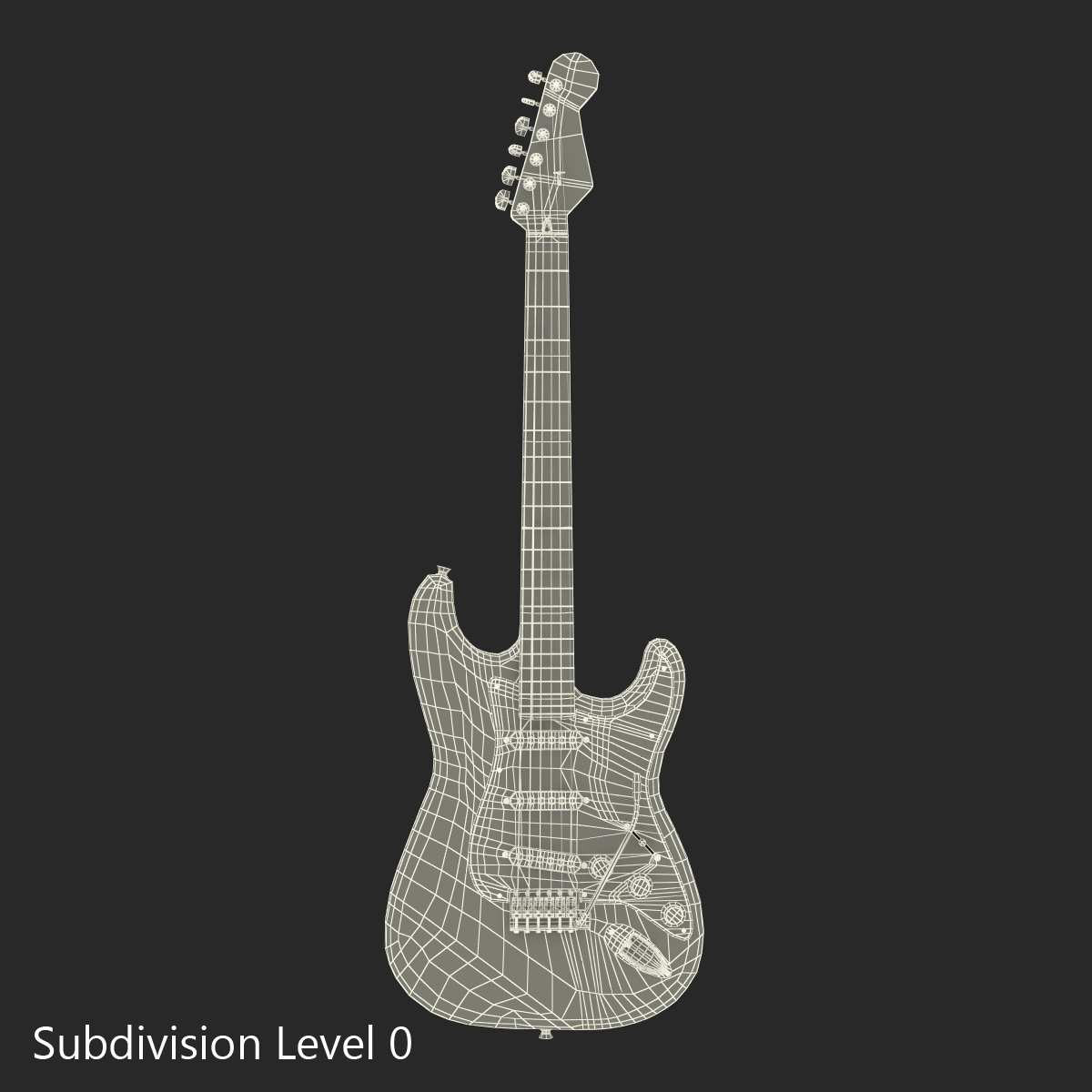 3D model Electric Guitar