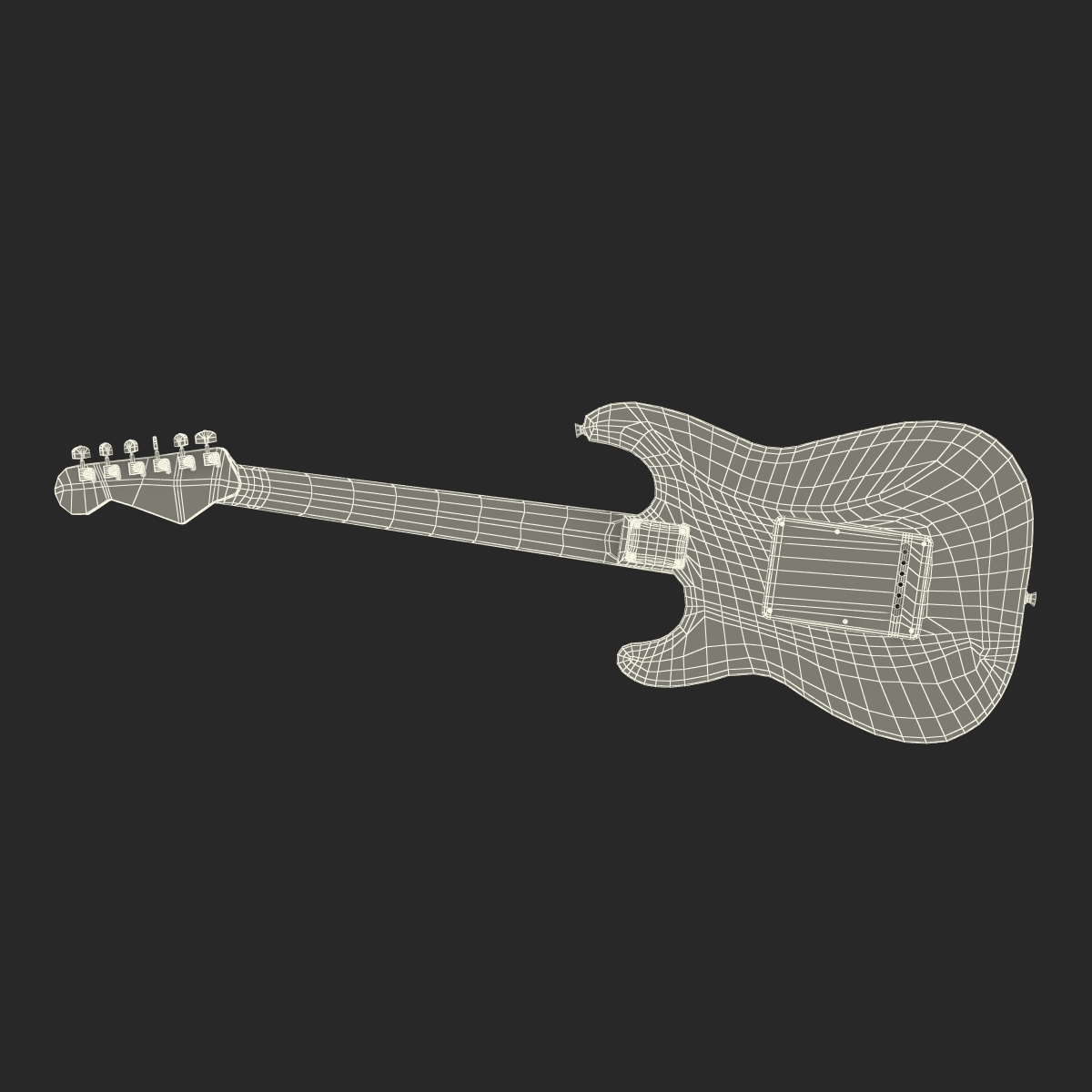 3D model Electric Guitar