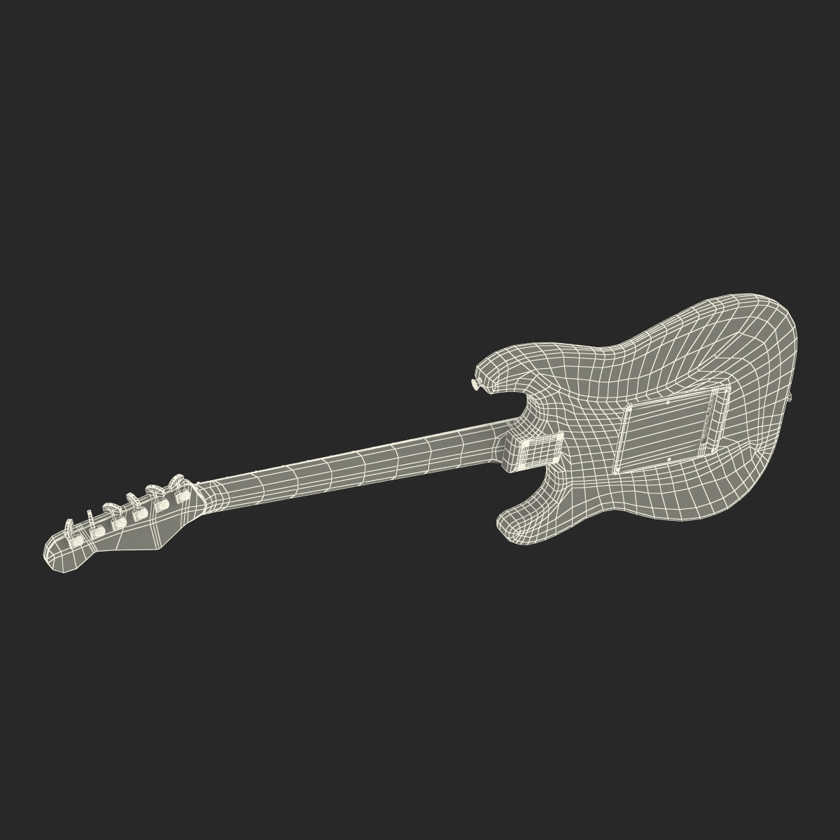 3D model Electric Guitar