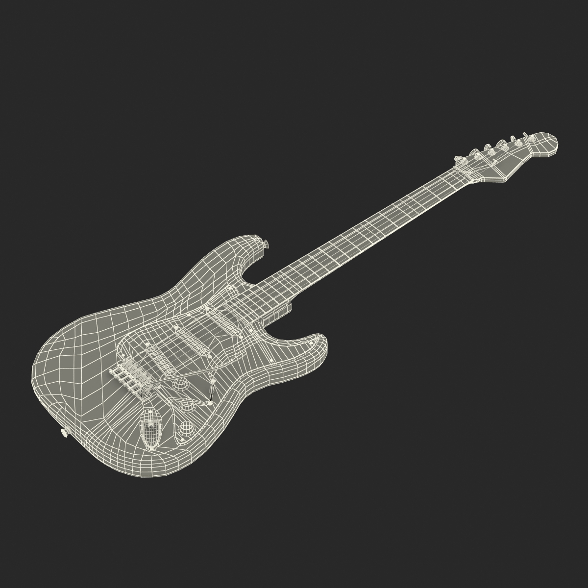 3D model Electric Guitar