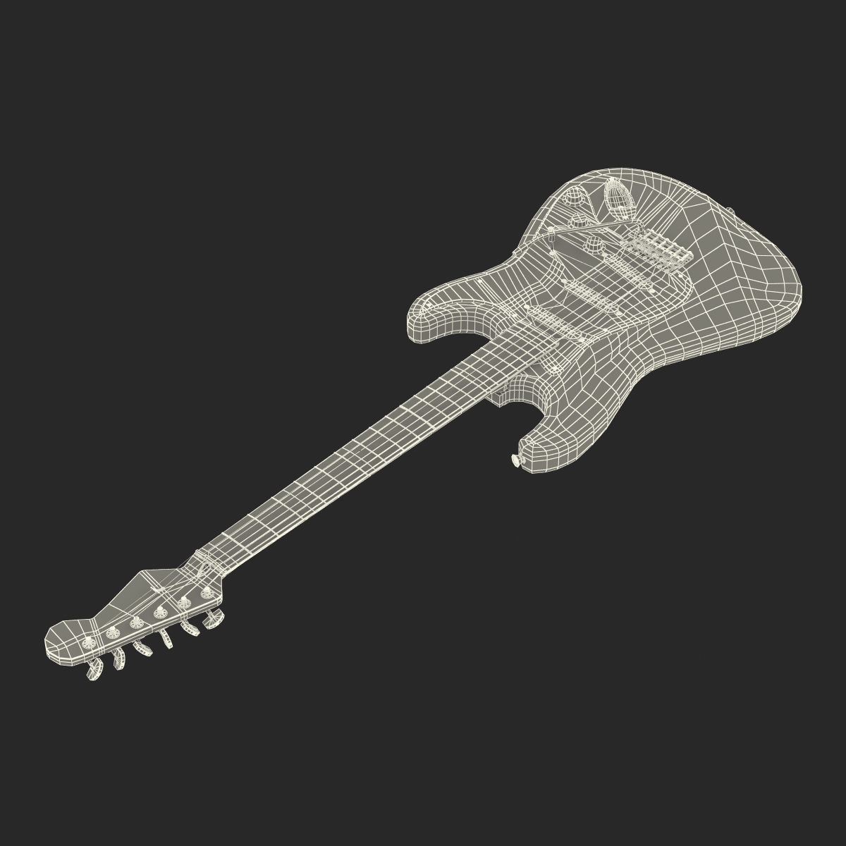 3D model Electric Guitar