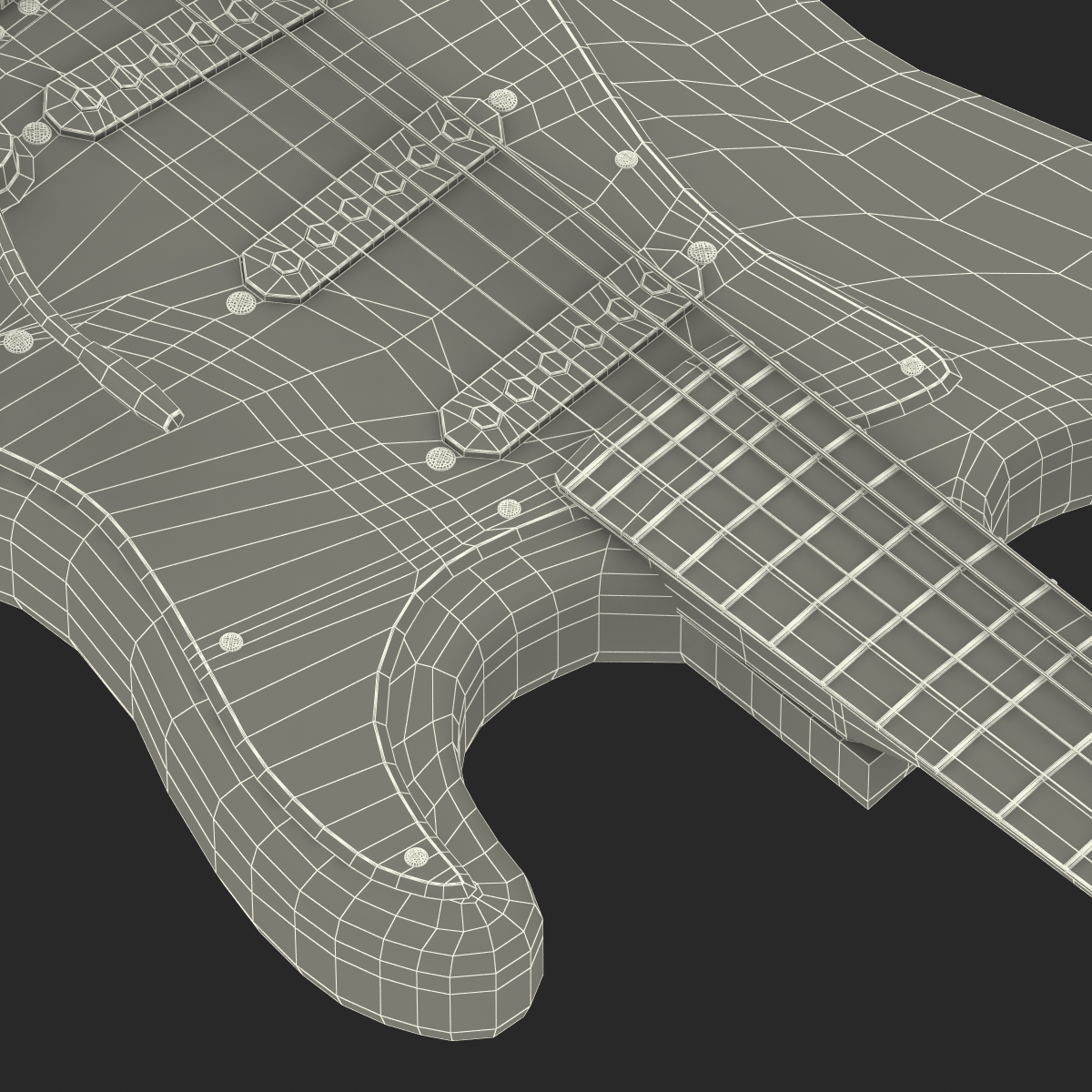 3D model Electric Guitar