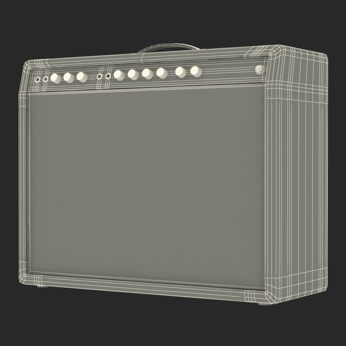 3D Retro Guitar Amp