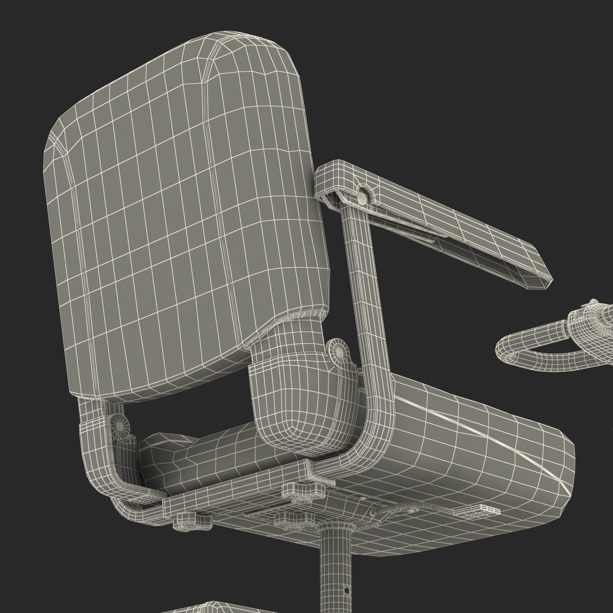 Electric Wheelchair 3D model