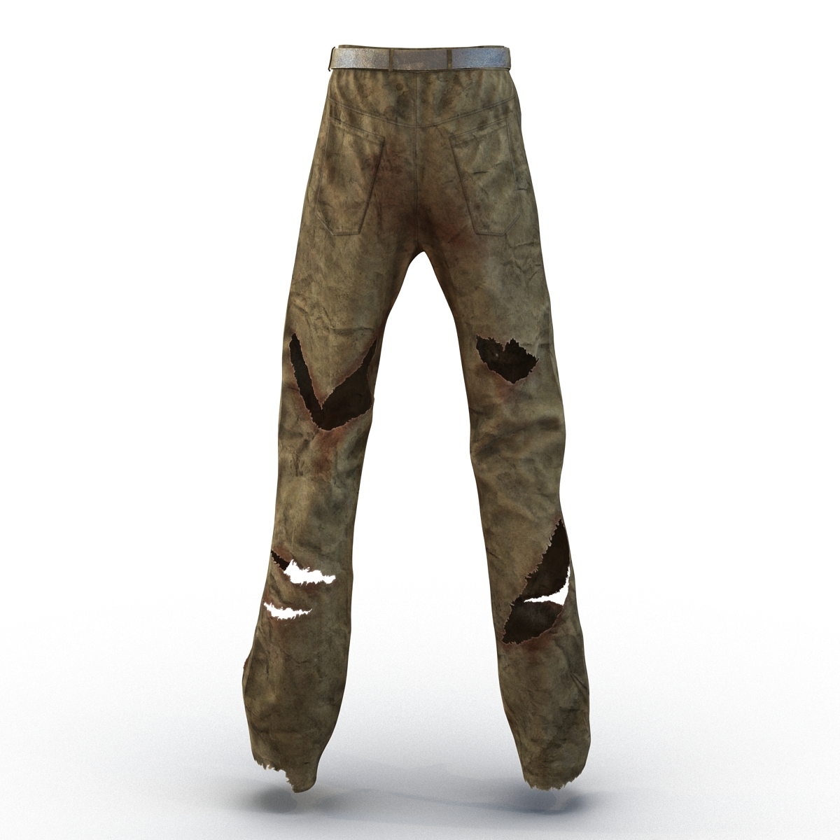 3D model Old Dirty Work Pants