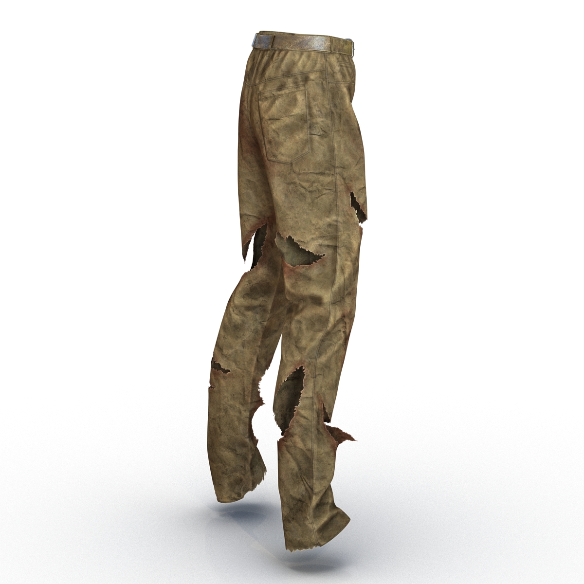 3D model Old Dirty Work Pants