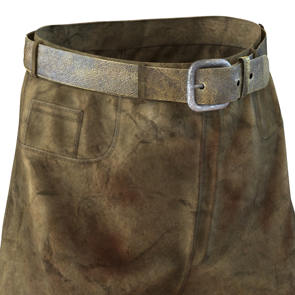 3D model Old Dirty Work Pants