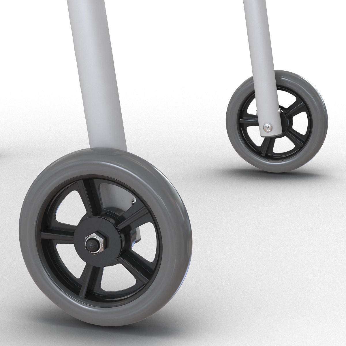 3D model Paddle Walker with Wheels