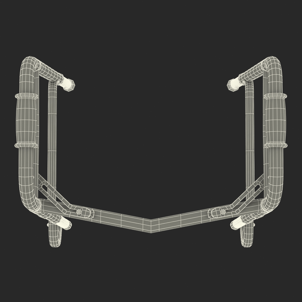 3D model Paddle Walker with Wheels