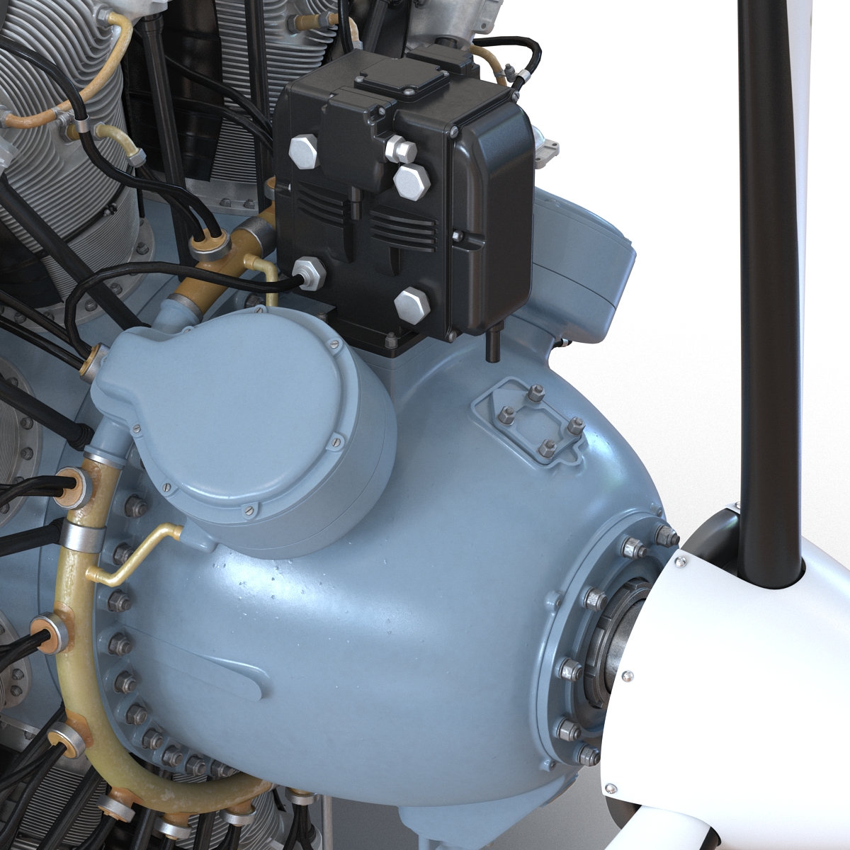 Pratt and Whitney R 2800 3D model