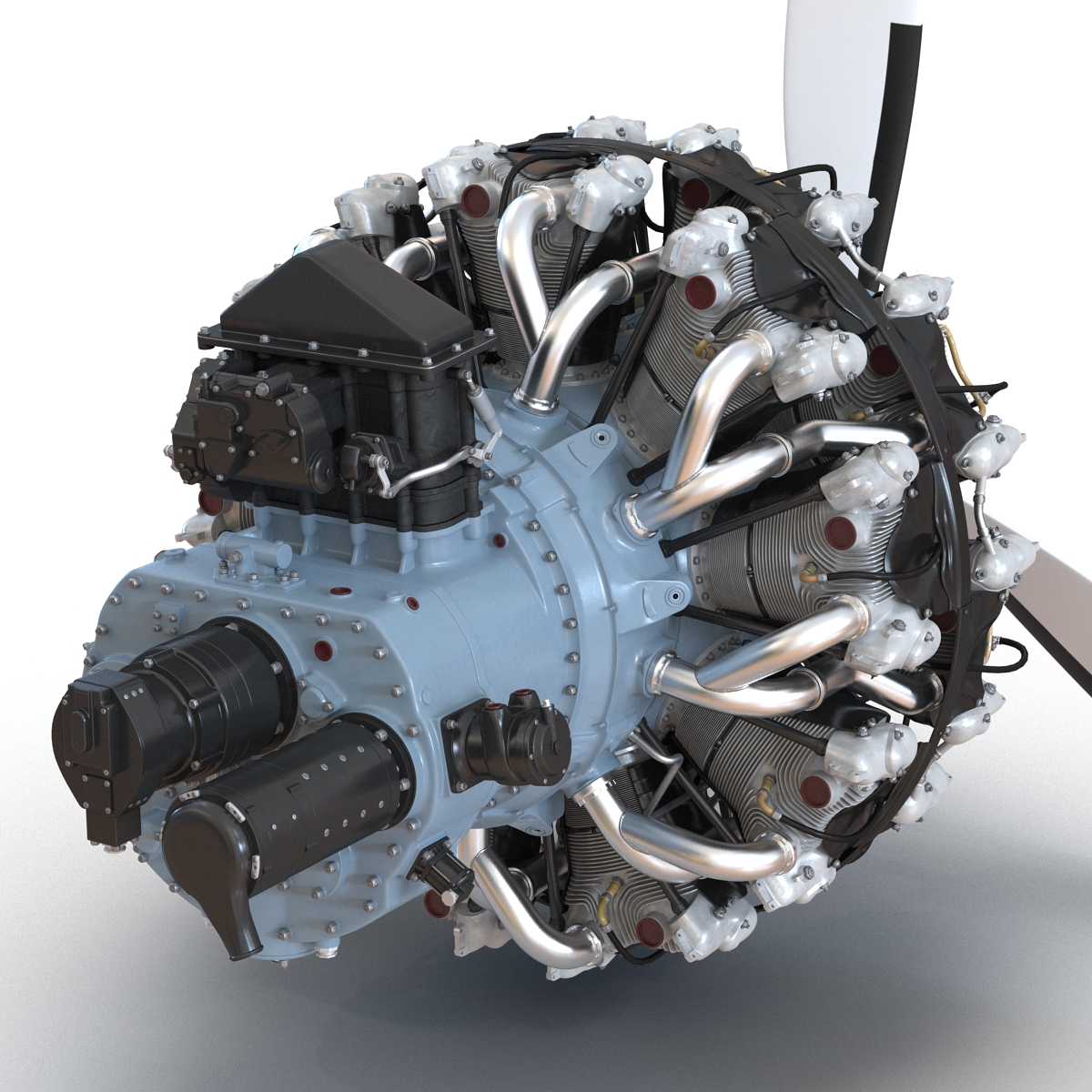 Pratt and Whitney R 2800 3D model