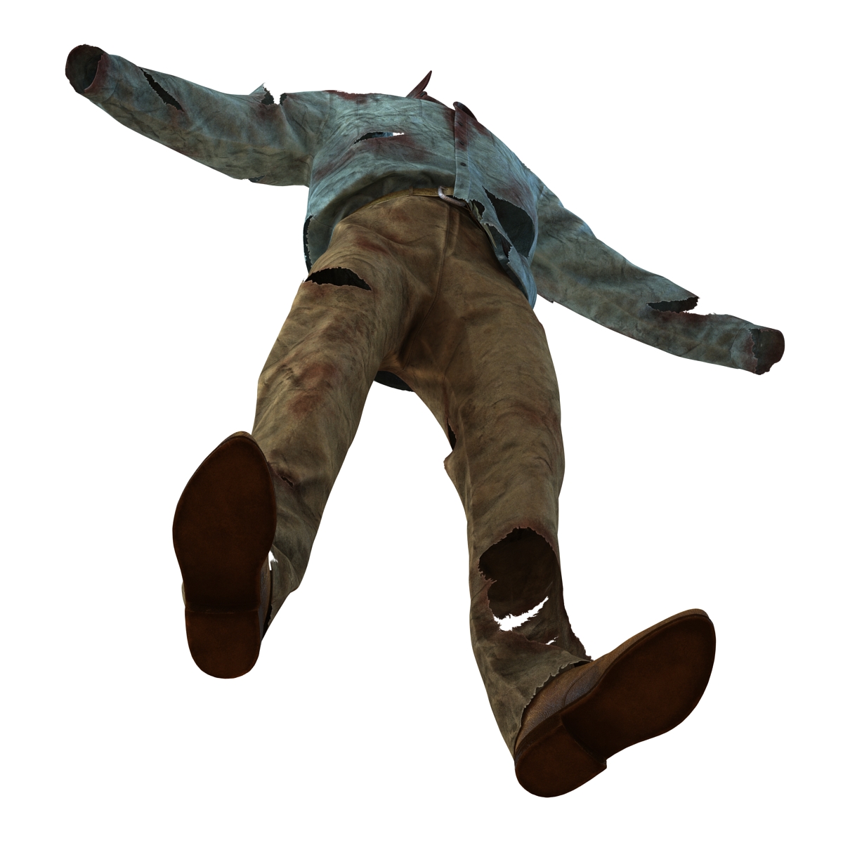 3D Zombie Outfit model