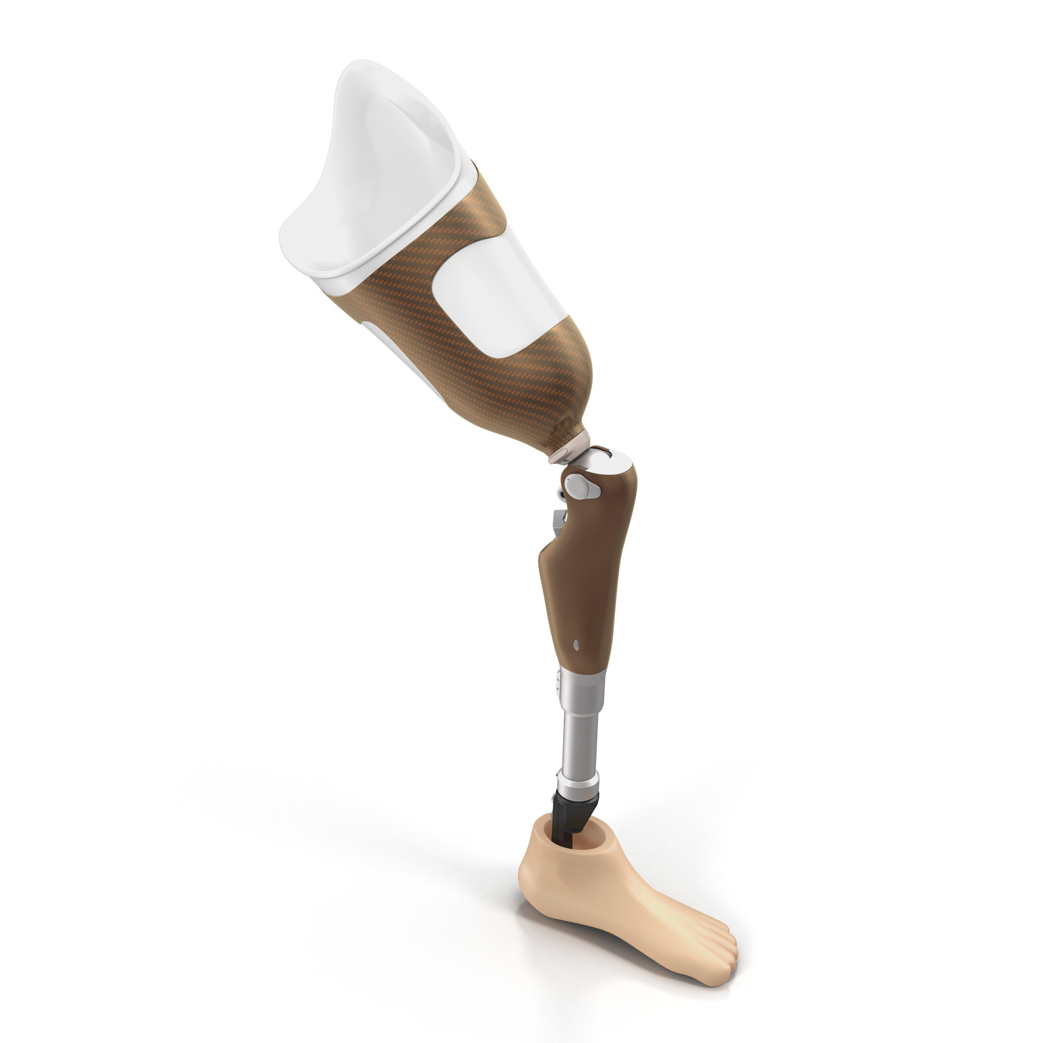 3D Prosthetic Leg Rigged