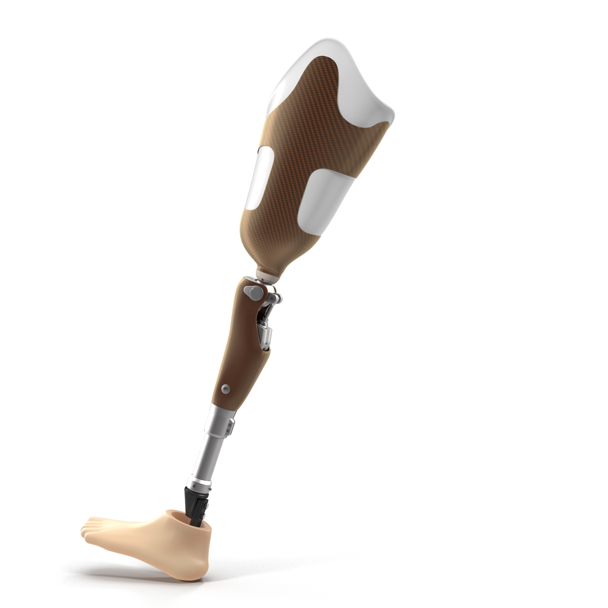 3D Prosthetic Leg Rigged