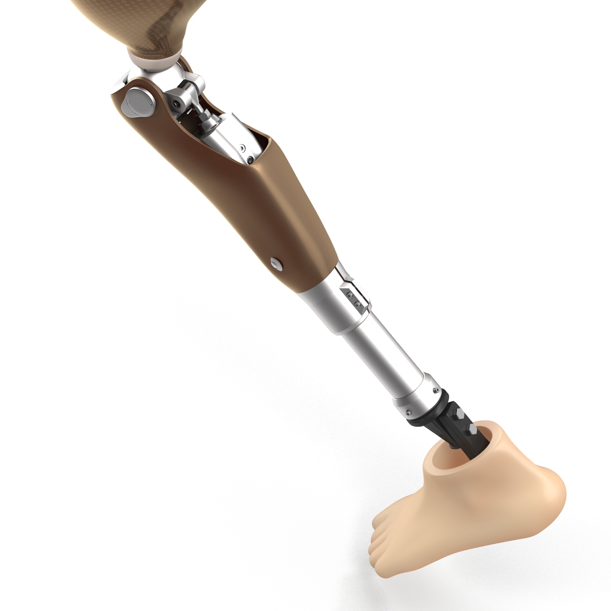 3D Prosthetic Leg Rigged