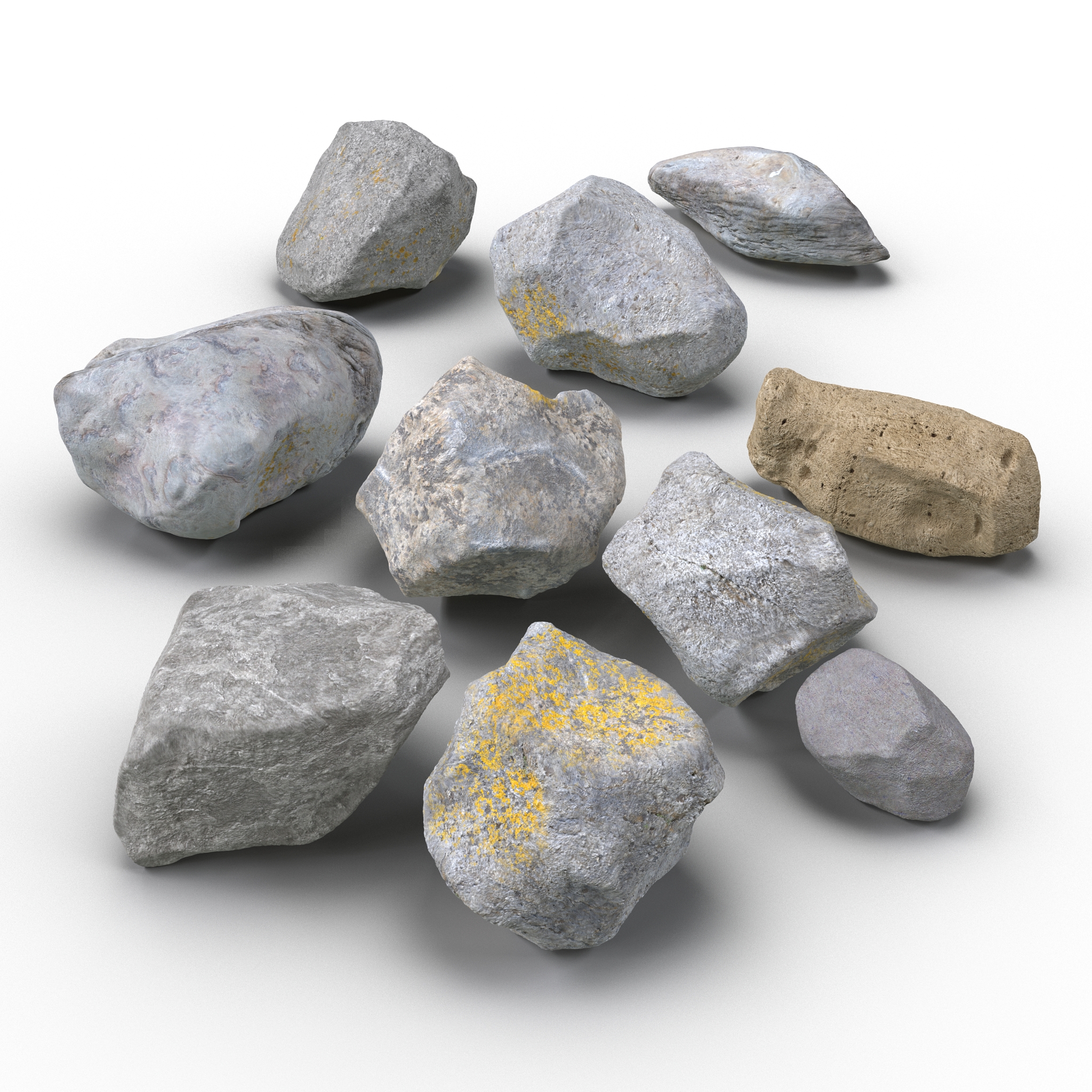 3D model Stones Set