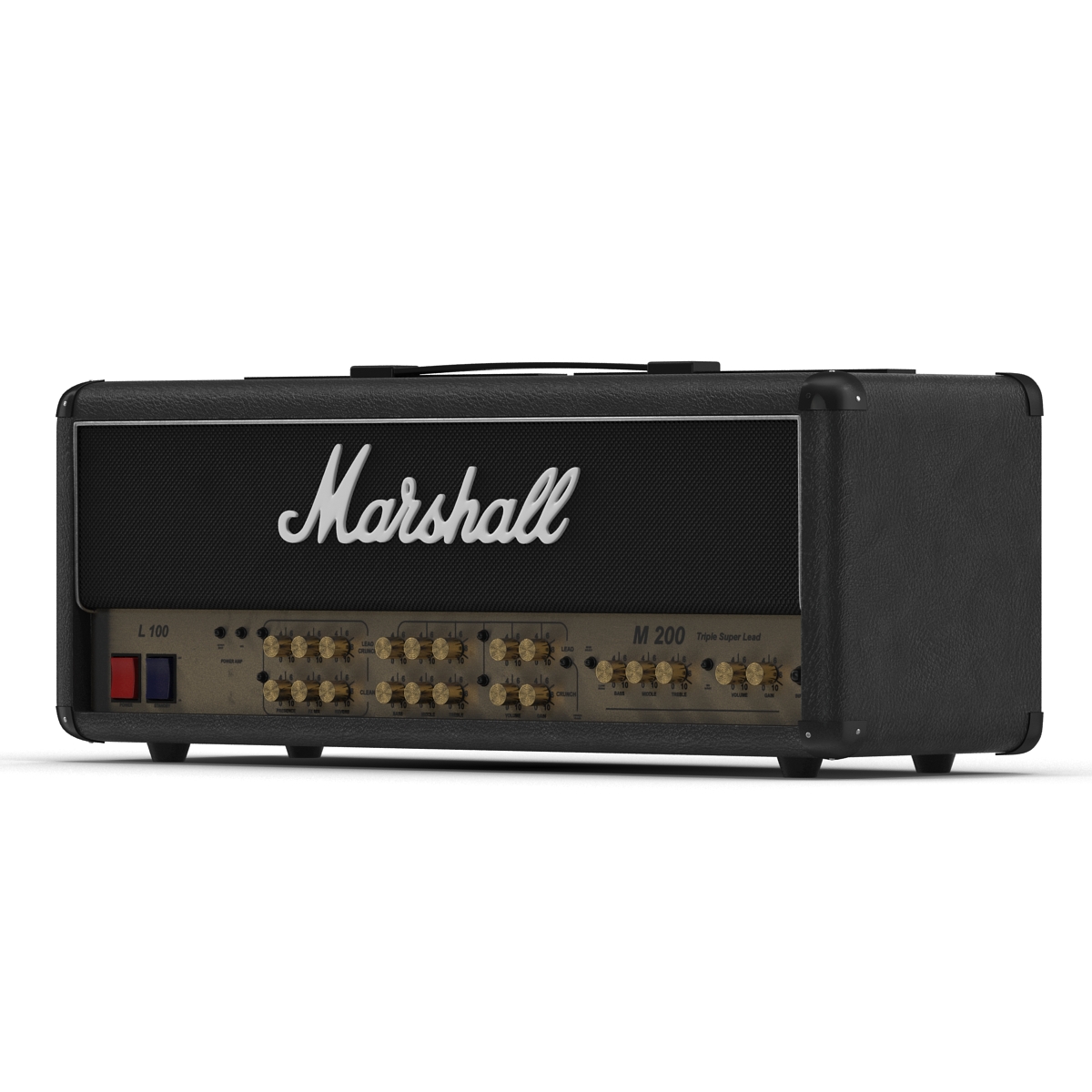 3D model Guitar Amplifier Head Marshall