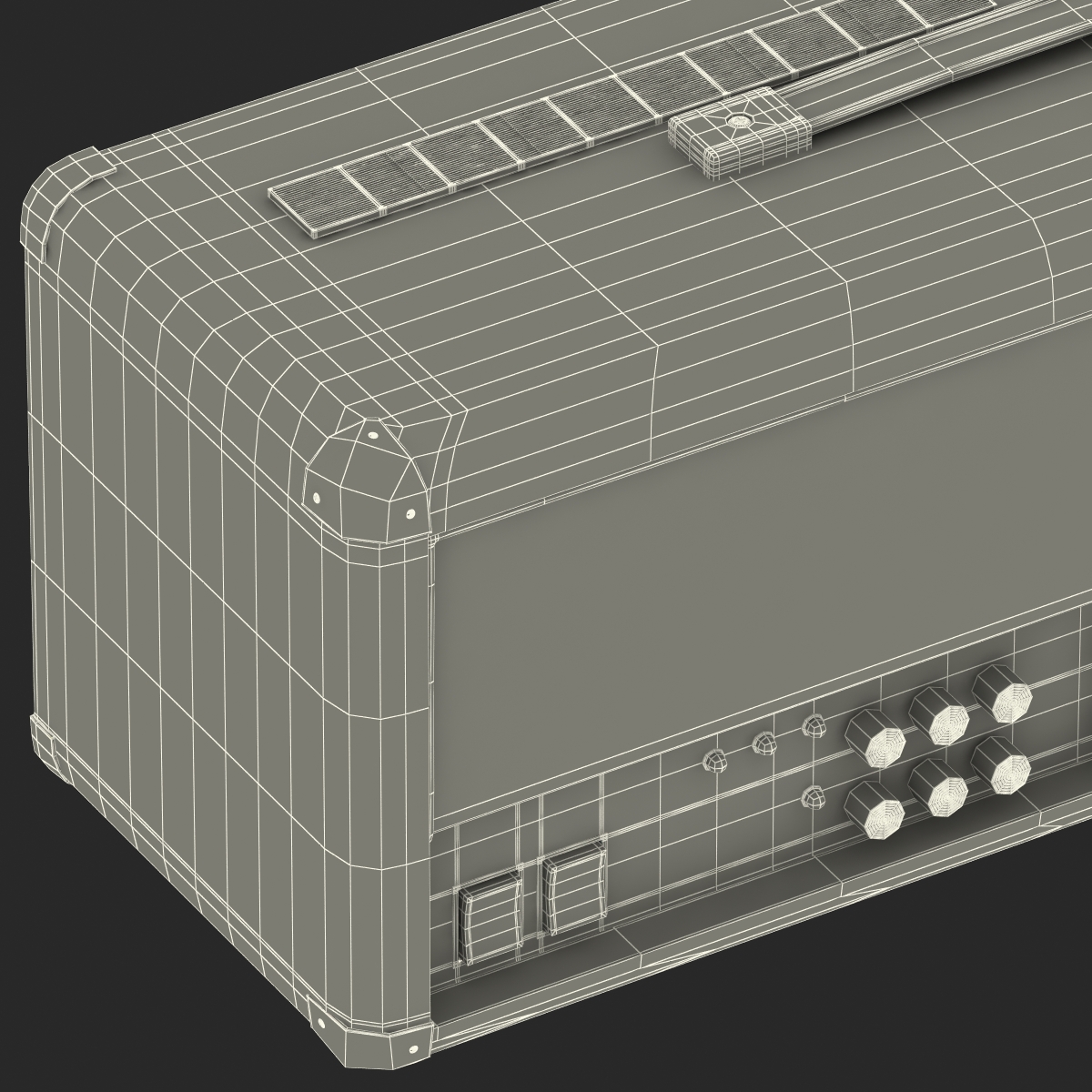 Guitar Amplifier Head Generic 3D model