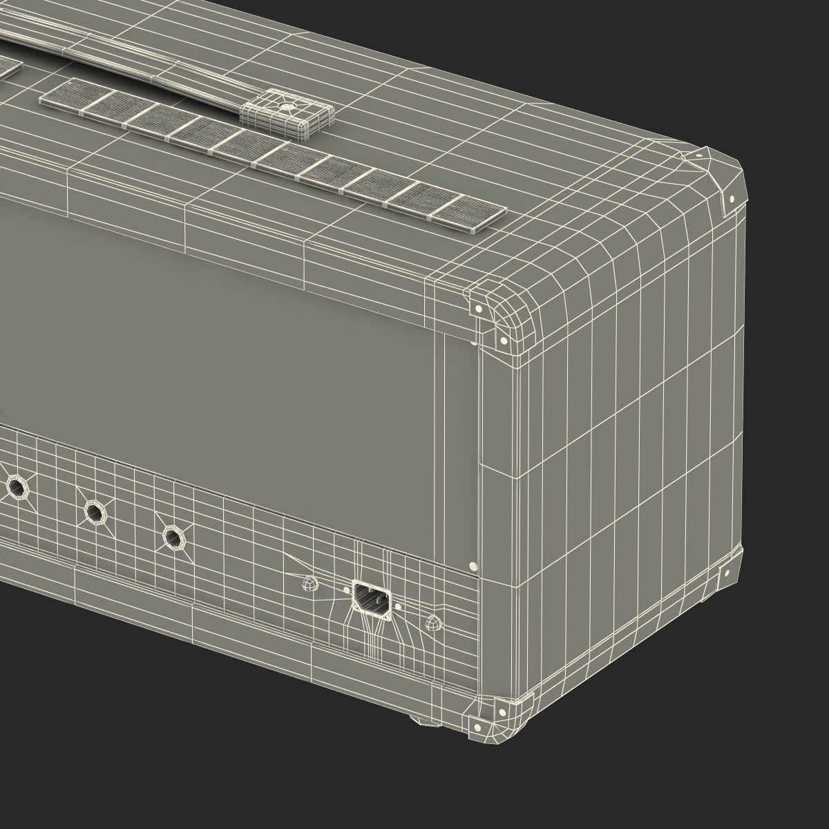 Guitar Amplifier Head Generic 3D model