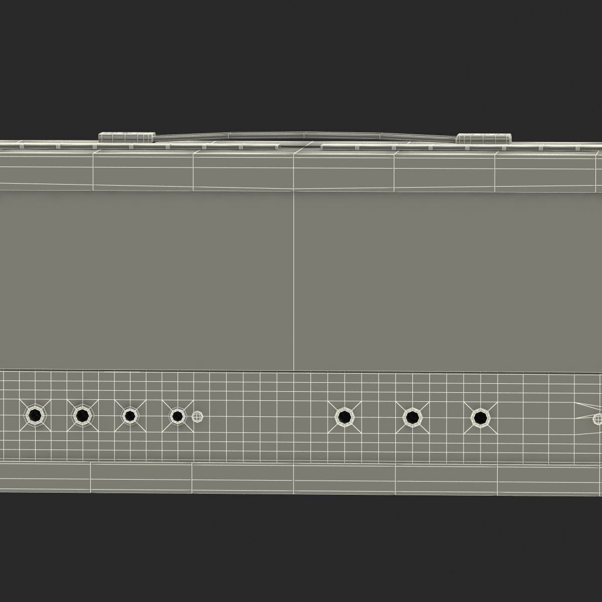 Guitar Amplifier Head Generic 3D model