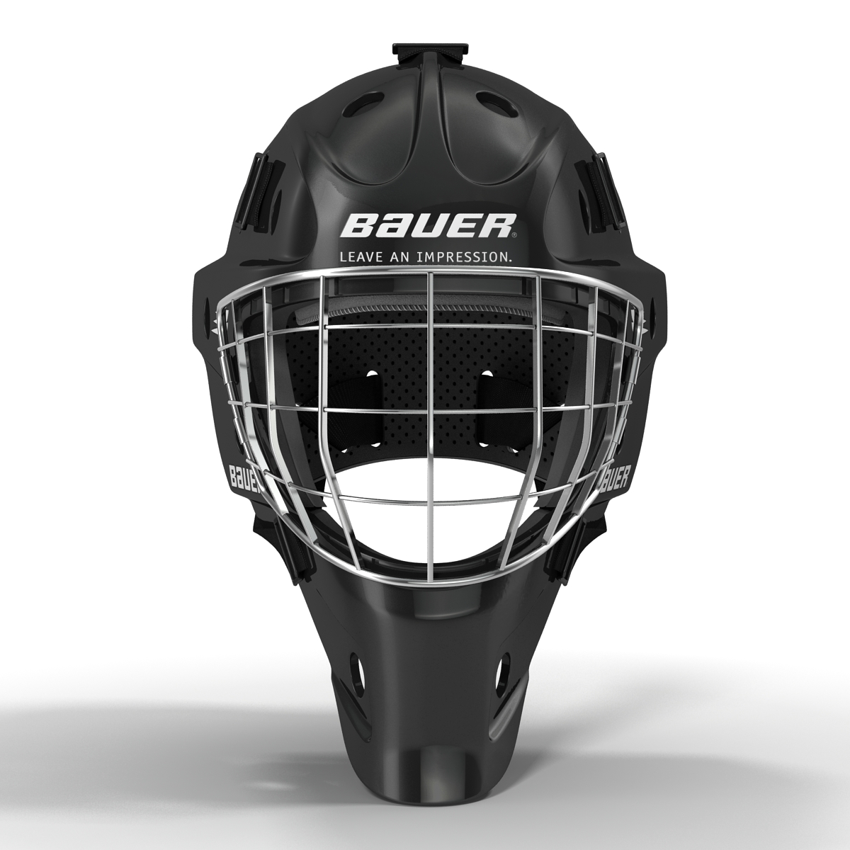 3D model Hockey Goalie Mask Bauer Black