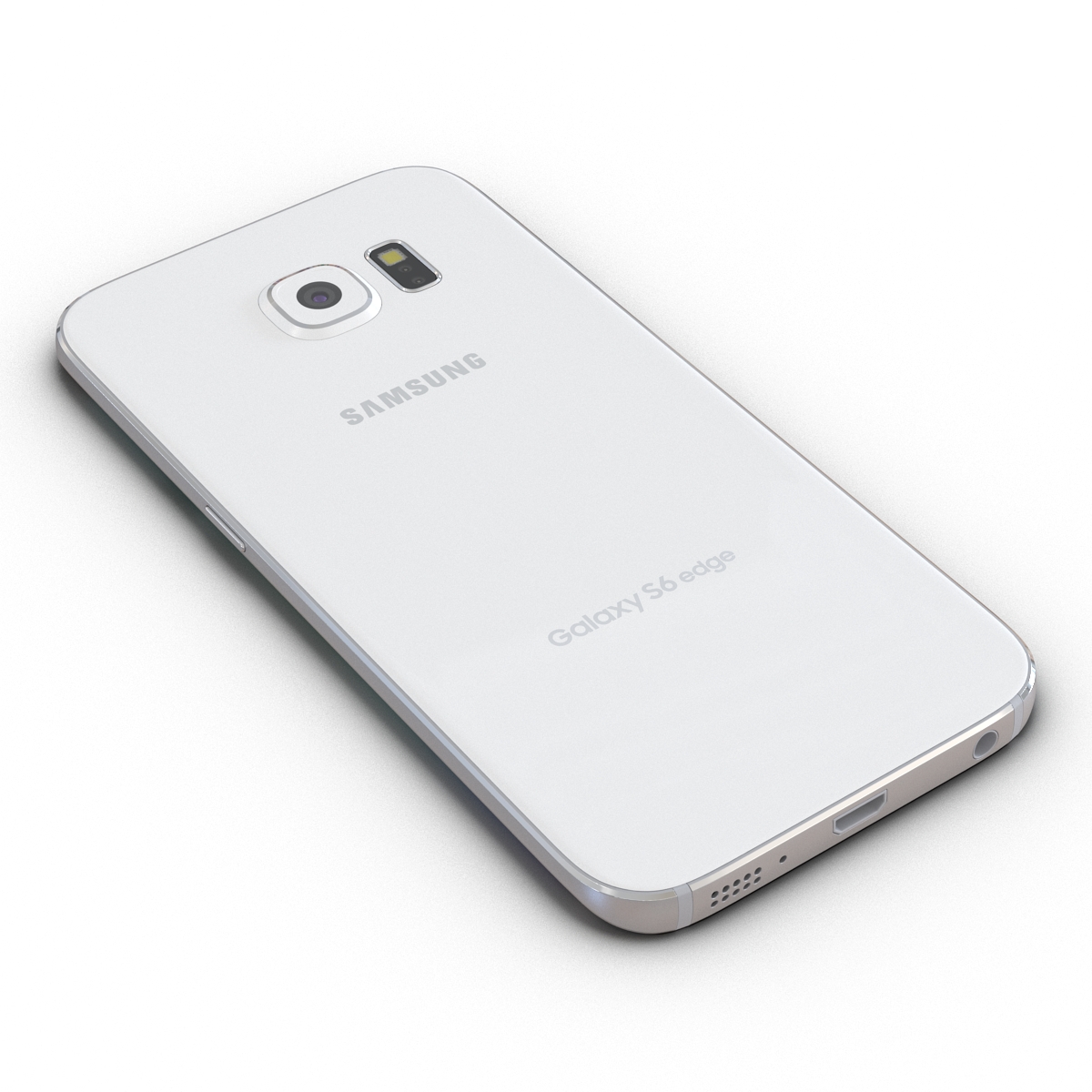 3D Samsung Galaxy S6 Edge Pearl model