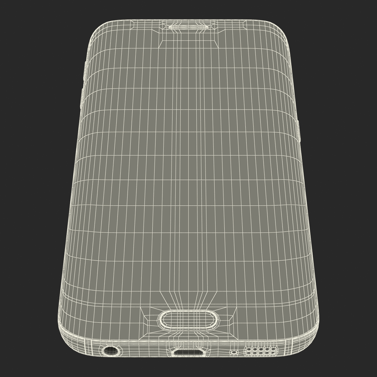 3D Samsung Galaxy S6 Edge Pearl model