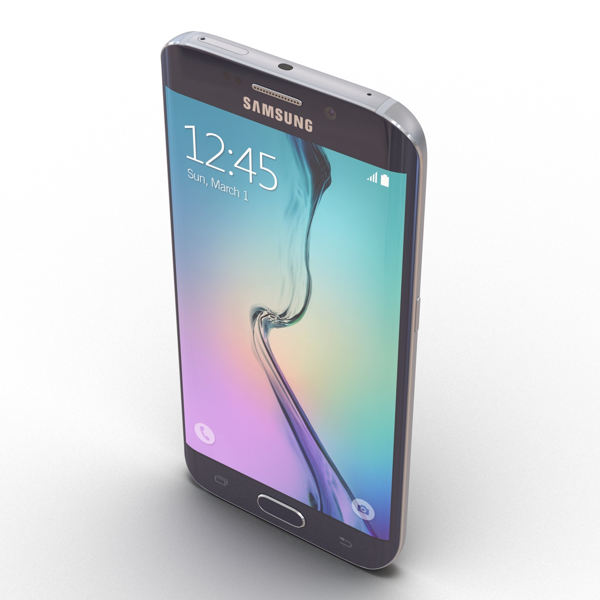 3D Samsung Galaxy S6 Edge Sapphire