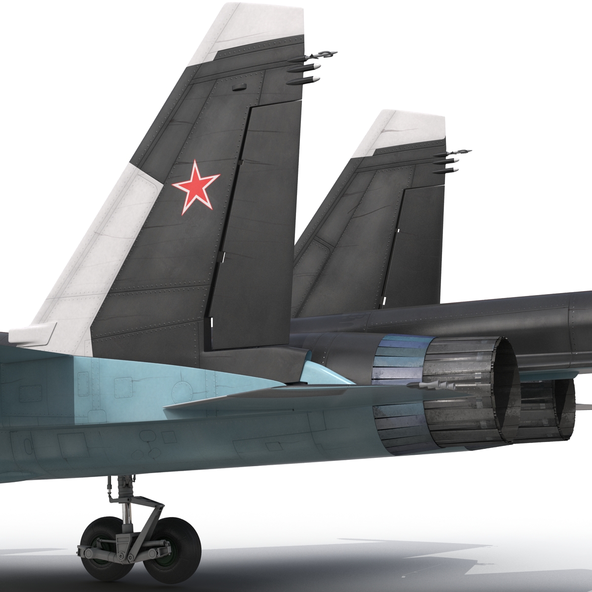 3D Russian Air Force Su 34 model