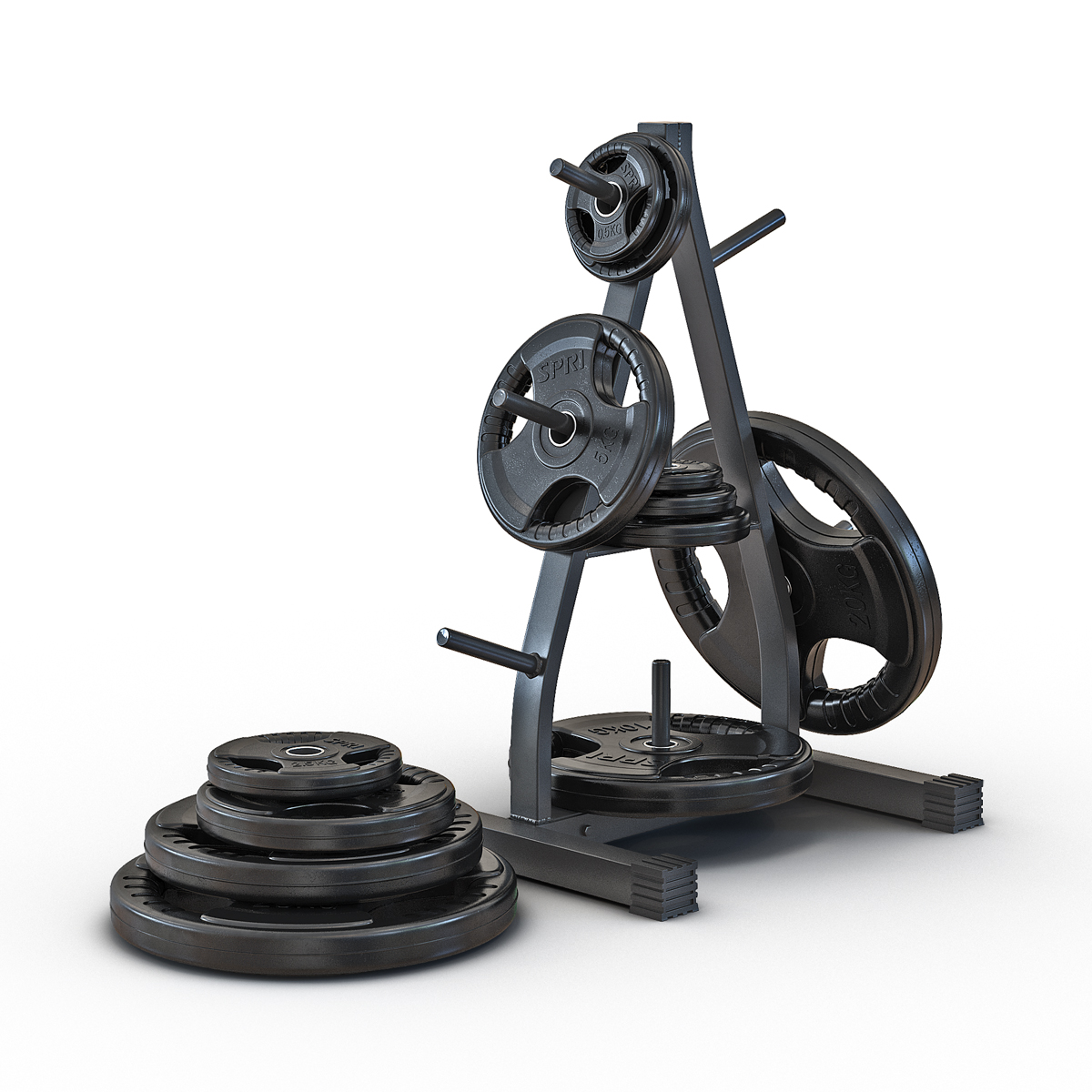 3D Weight Plate Tree Set