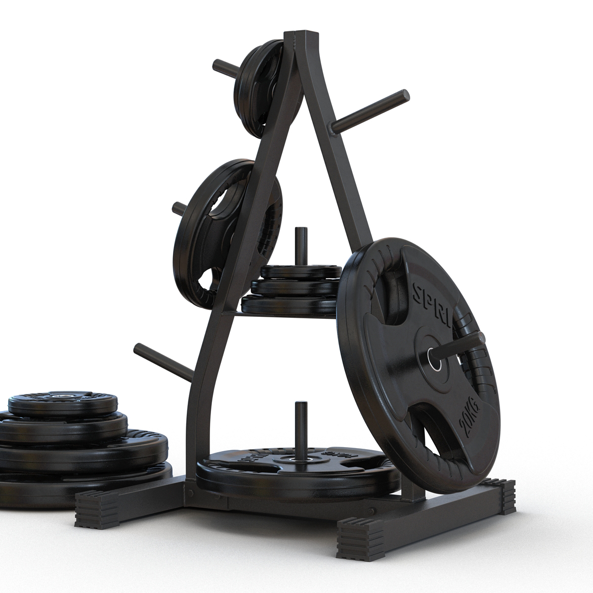 3D Weight Plate Tree Set