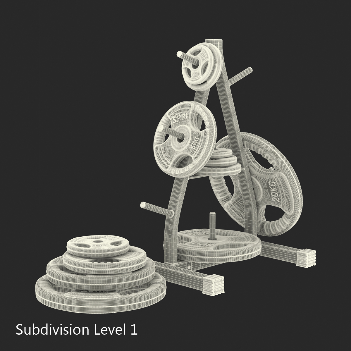 3D Weight Plate Tree Set