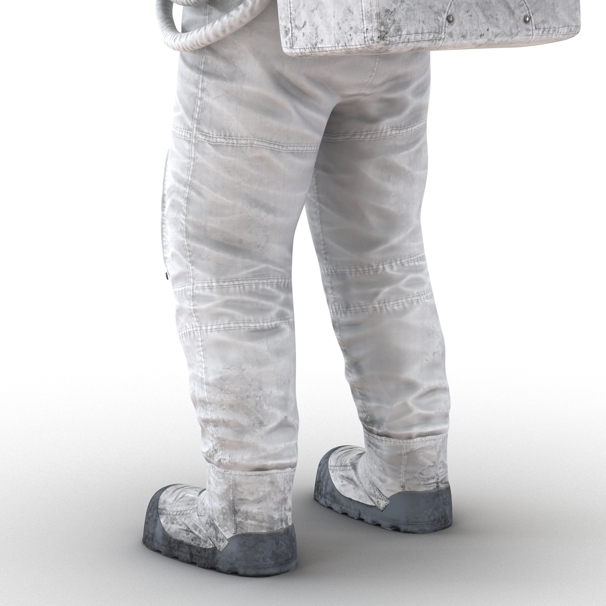 3D Astronaut NASA Wearing Spacesuit A7L Rigged model