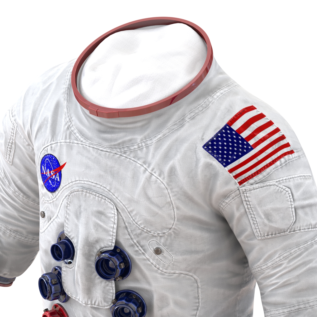 3D A7L Apollo and Skylab Spacesuit 3 model