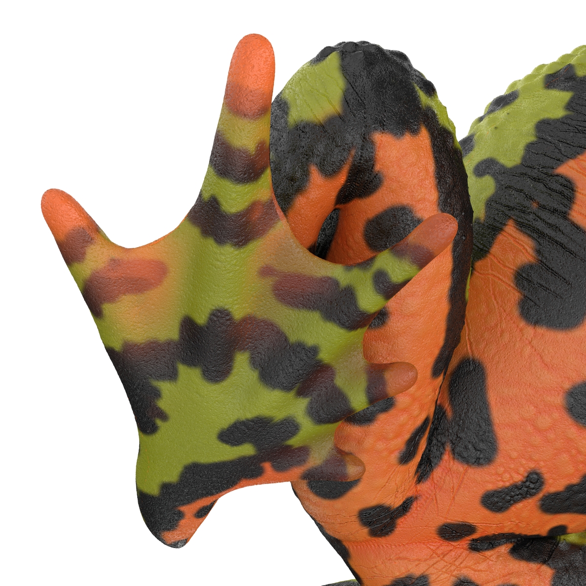 Fire Bellied Toad Frog Pose 2 3D model