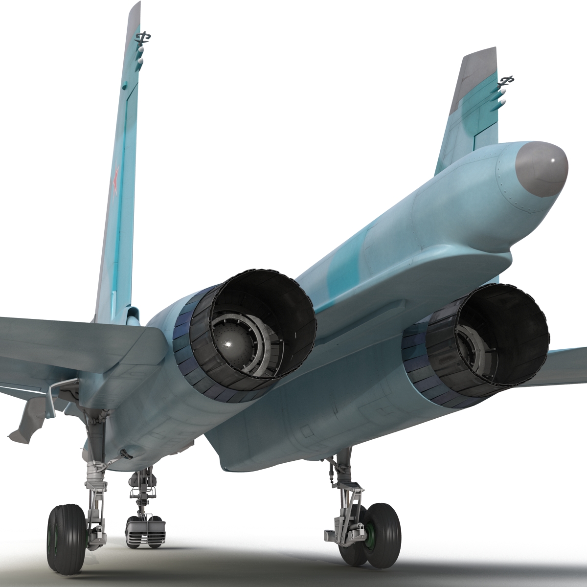 Fighter Sukhoi Su 34 Rigged 3D