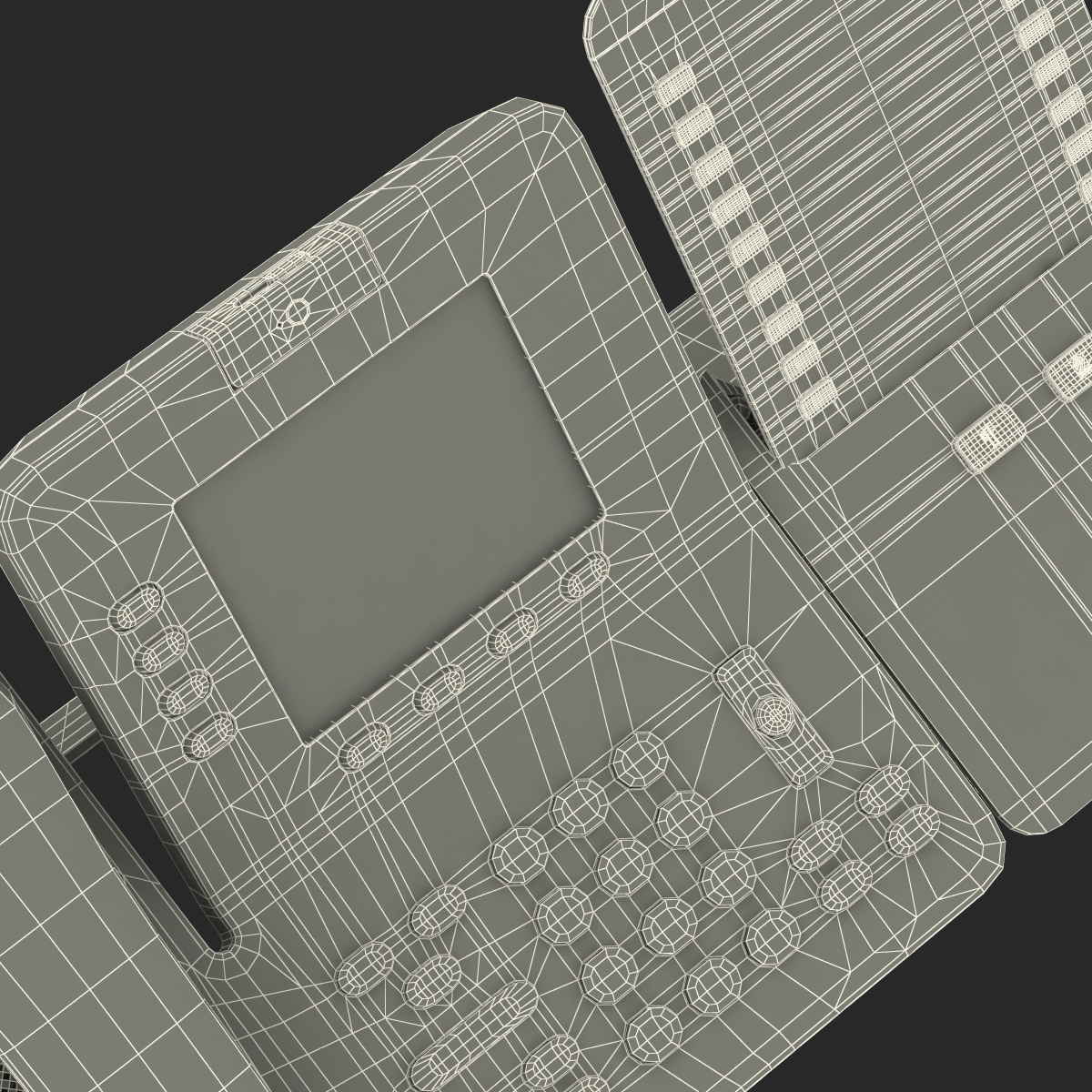 3D Cisco Unified IP Phone 8945 and Expansion Module model