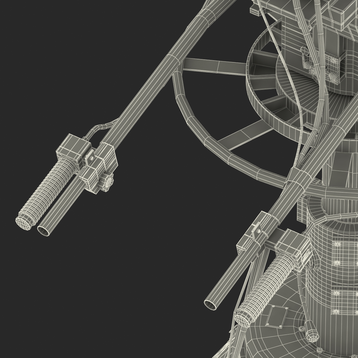 TV Studio Camera Hitachi 3D model