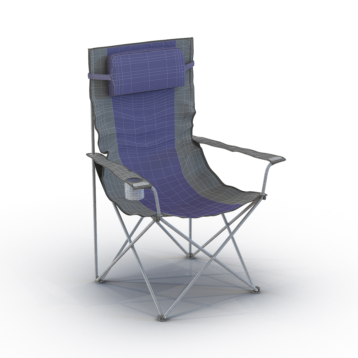 3D Camping Chair model