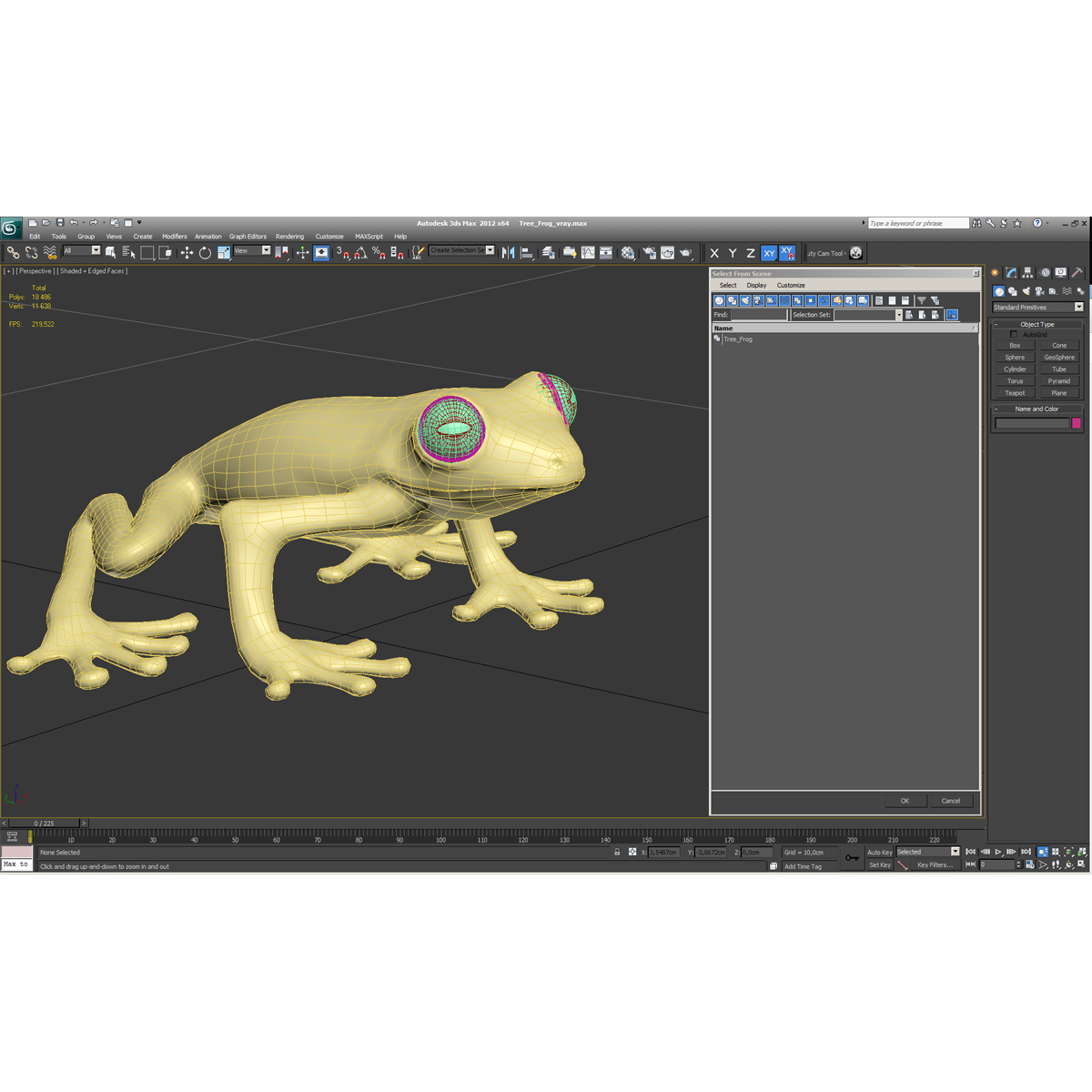 Tree Frog 3D model