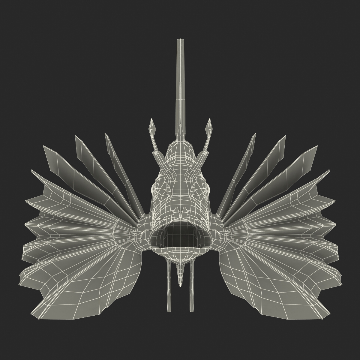 3D Lion Fish Rigged